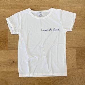 Maison Labiche  - I Mean The Dream Tee in White